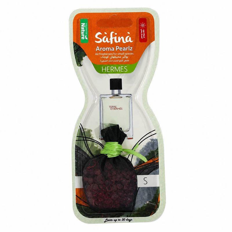 خوشبوکننده خودرو سفینه مدل یو آر جی با رایحه عطر هرمس وزن 15 گرم